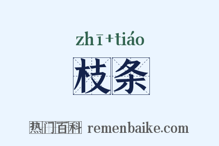 枝条是什么意思的图片